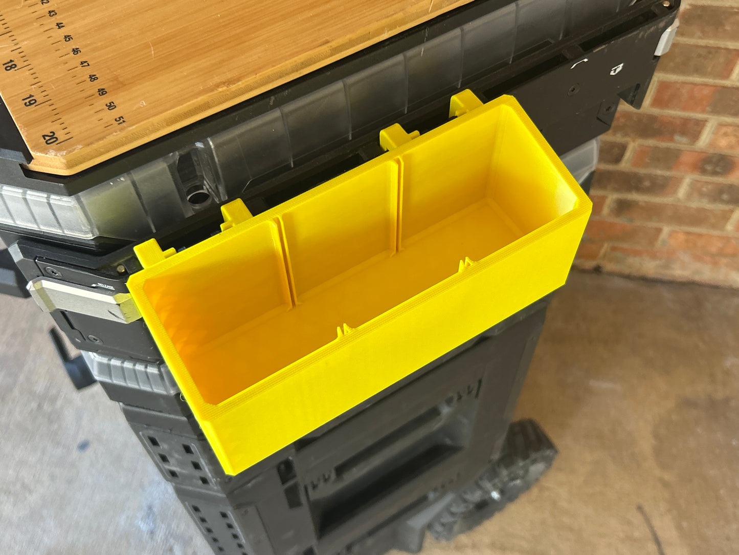 Bin Clip-On Rail