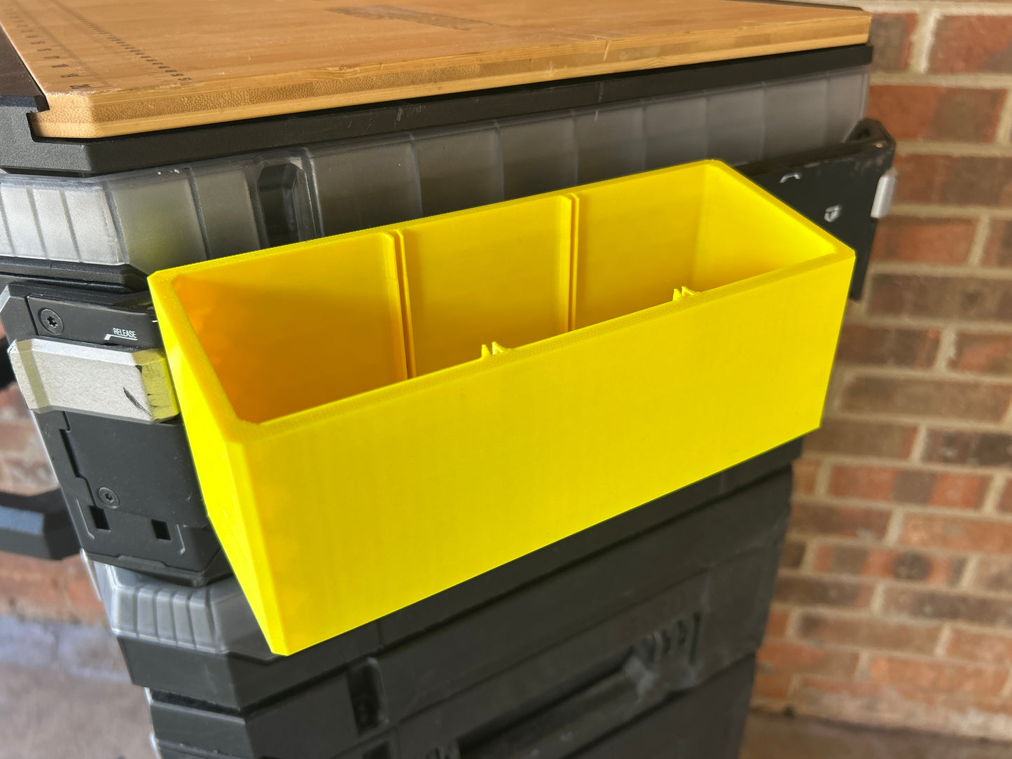 Bin Clip-On Rail