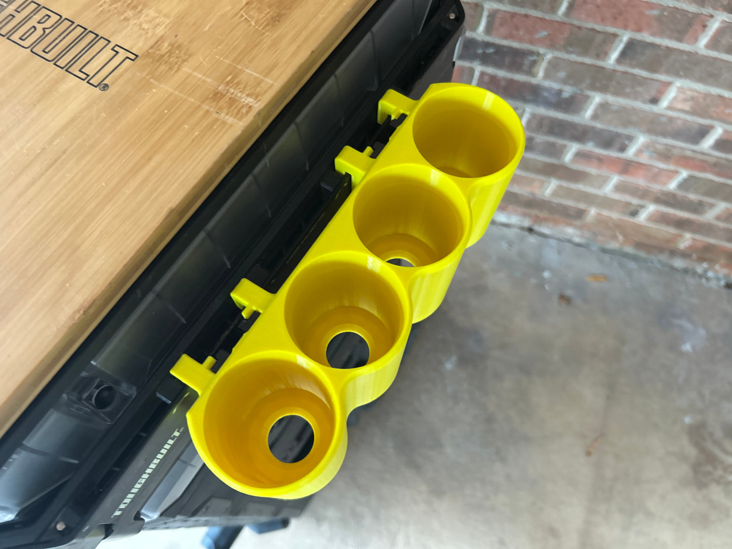 Caulk Holder Clip-On Rail