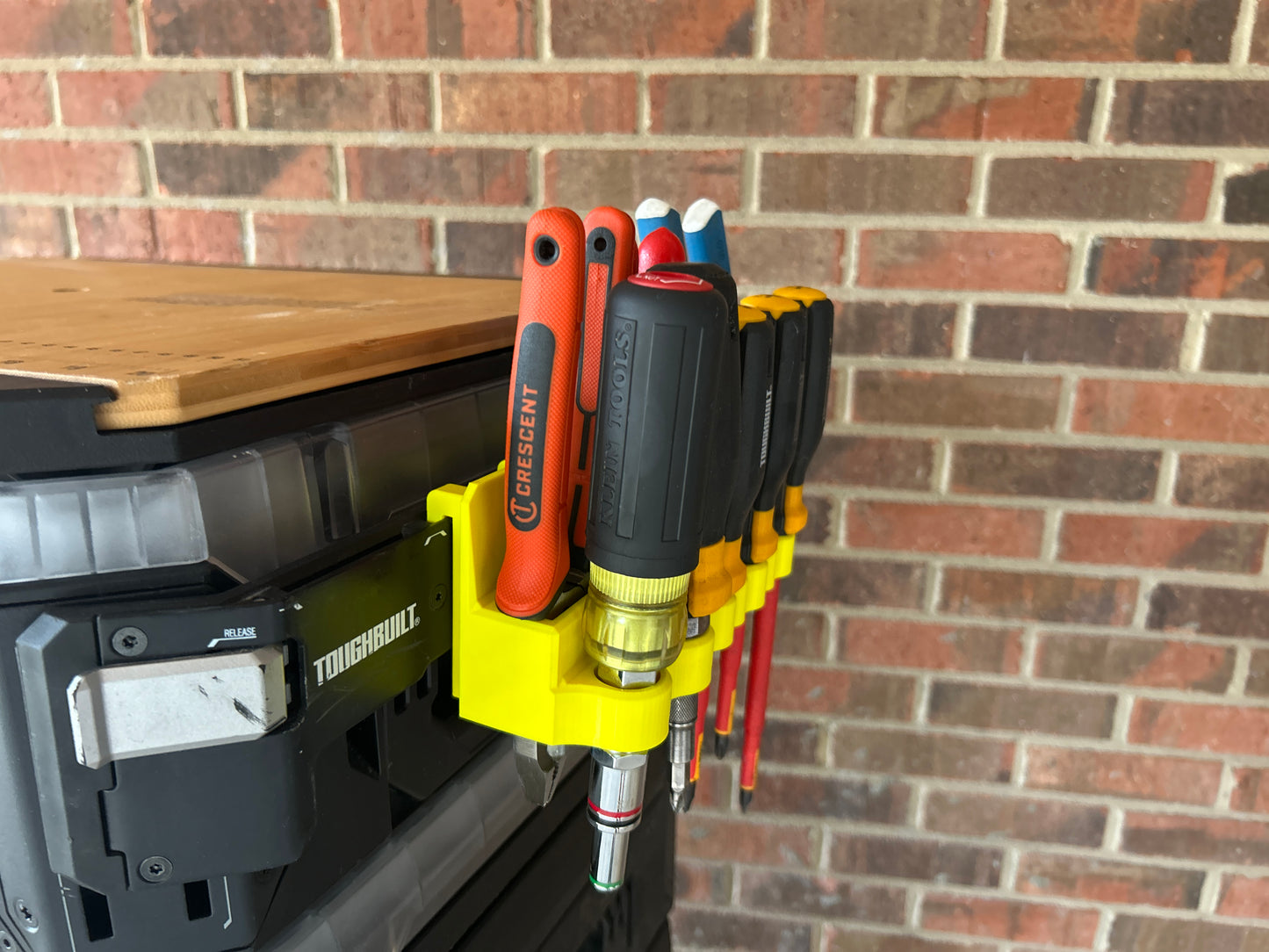 Tool Holder Clip-On Rail