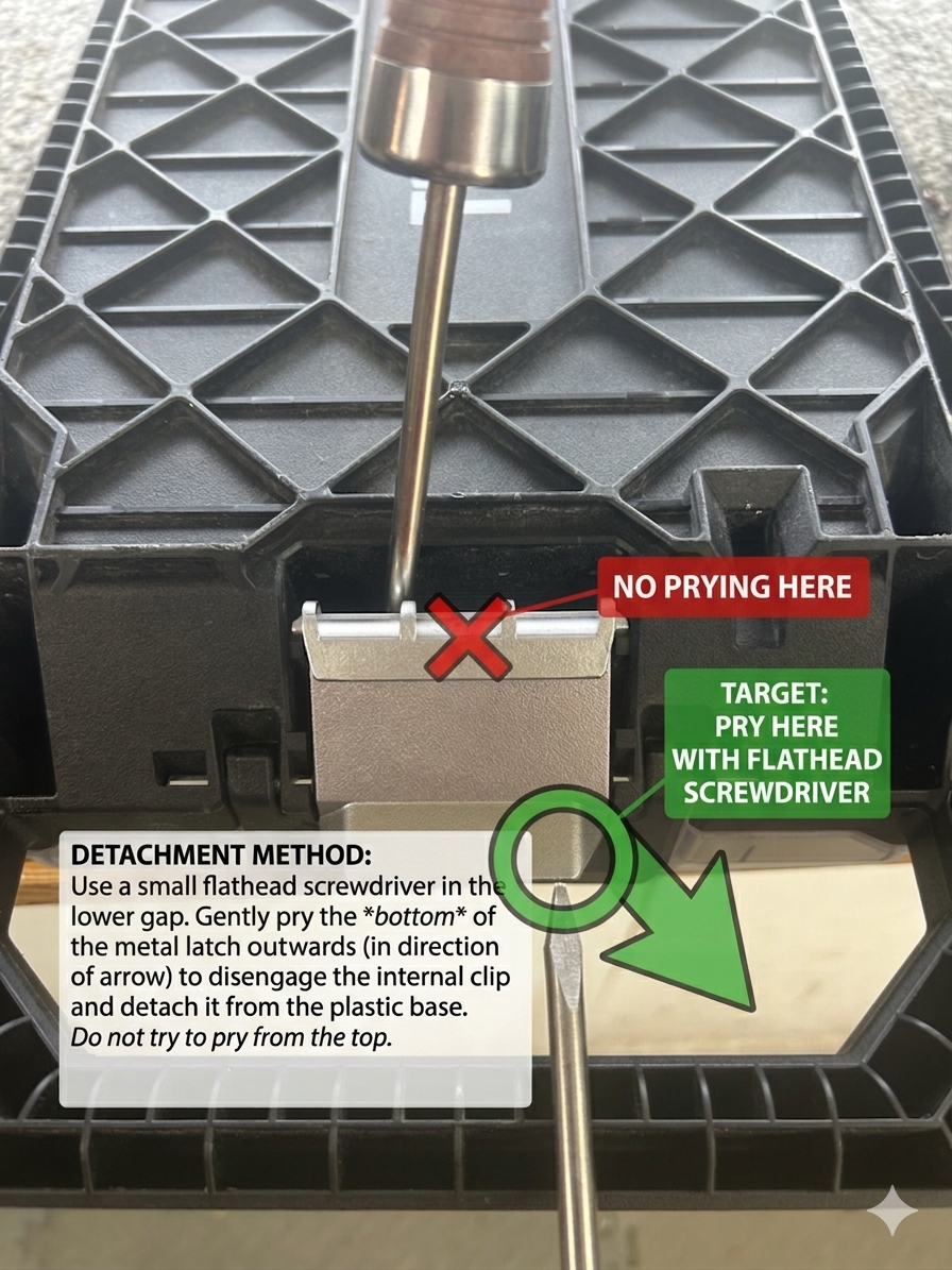 Low-Profile Half Organizer Latch