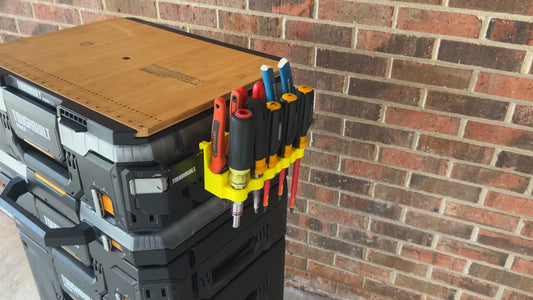 Clip-On Rail Tool Holder